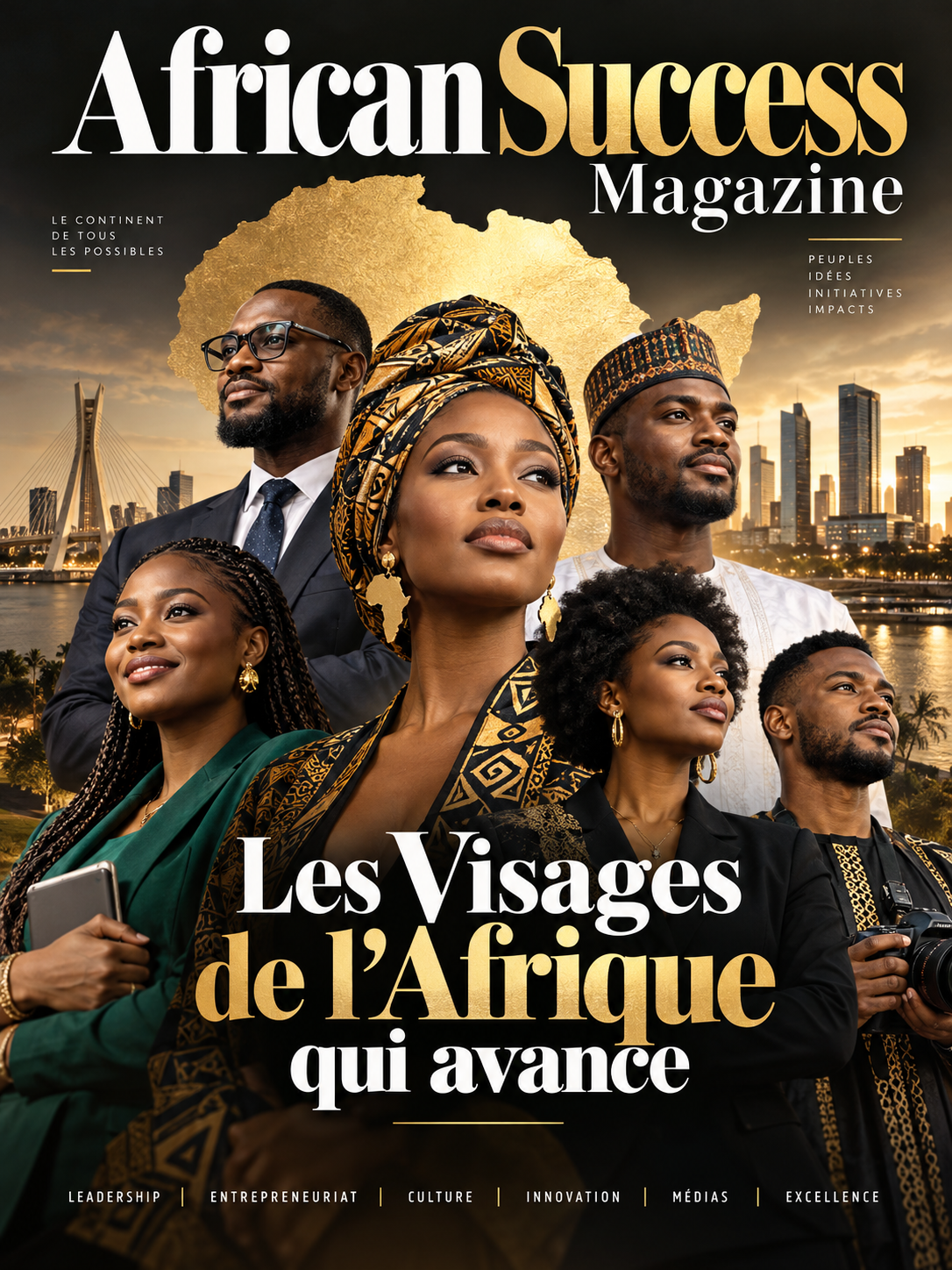 Couverture de African Success Magazine — Les Visages de l’Afrique qui avance